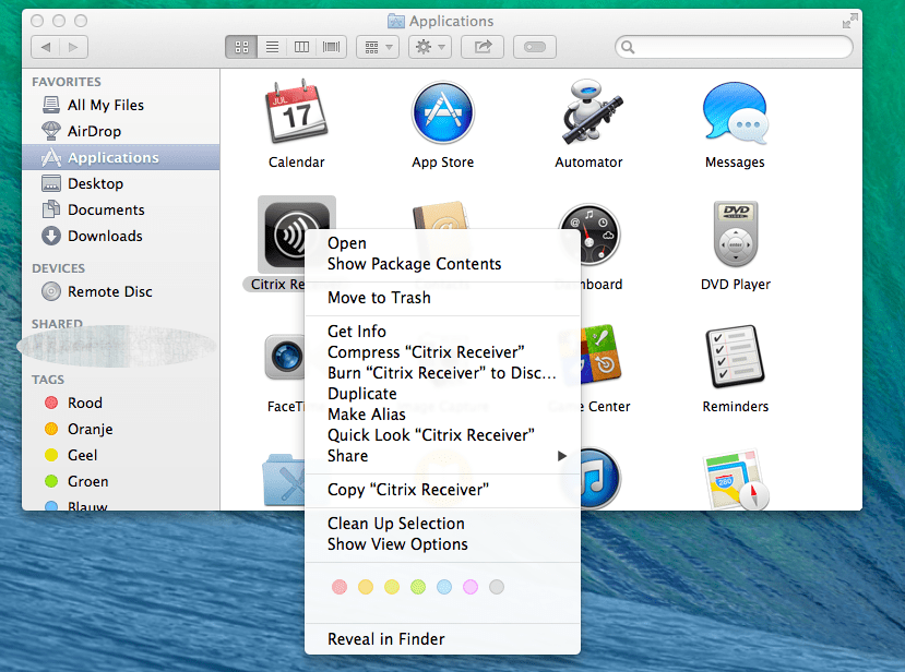 citrix receiver for mac not working 2017